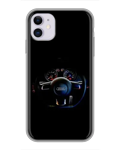 Чехол для iPhone 11 с картинкой «Салон Audi — руль» Чехол для iPhone 11 с картинкой «Салон Audi — руль»