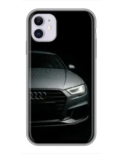 Чехол для iPhone 11 с картинкой «Audi — детализация кузова» Чехол для iPhone 11 с картинкой «Audi — детализация кузова»