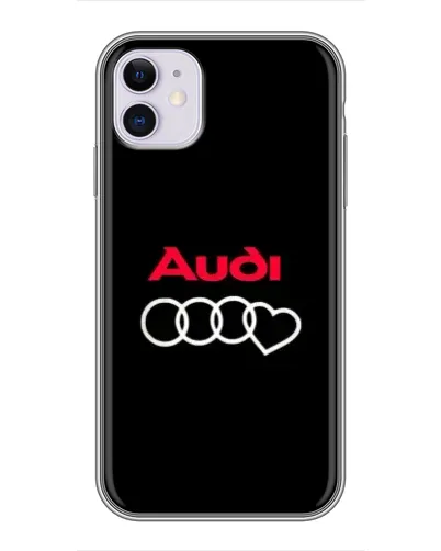 Чехол для iPhone 11 с картинкой «Логотип Audi Heart» Чехол для iPhone 11 с картинкой «Логотип Audi Heart»