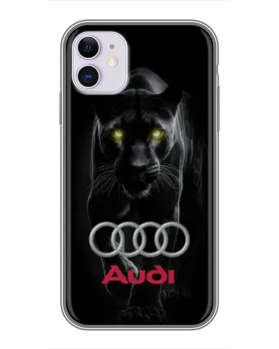 Чехол для iPhone 11 с картинкой «Пантера и Audi» Чехол для iPhone 11 с картинкой «Пантера и Audi»