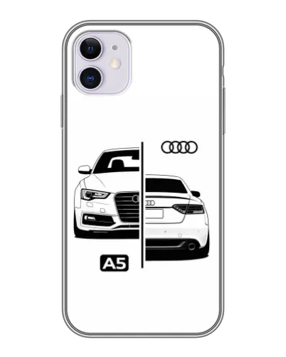 Чехол для iPhone 11 с картинкой «Audi — контрастный дизайн» Чехол для iPhone 11 с картинкой «Audi — контрастный дизайн»