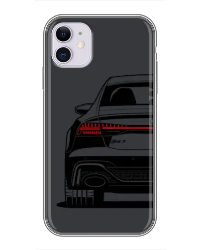Чехол для iPhone 11 с картинкой «Задняя часть Audi — арт» Чехол для iPhone 11 с картинкой «Задняя часть Audi — арт»