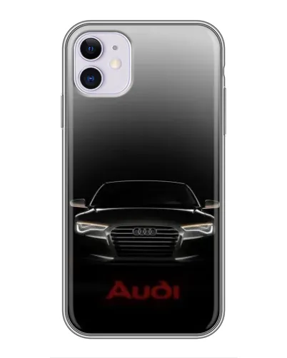 Чехол для iPhone 11 с картинкой «Audi — градиентный контур» Чехол для iPhone 11 с картинкой «Audi — градиентный контур»