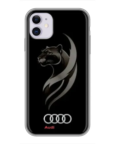 Чехол для iPhone 11 с картинкой «Графика — пантера и Audi» Чехол для iPhone 11 с картинкой «Графика — пантера и Audi»