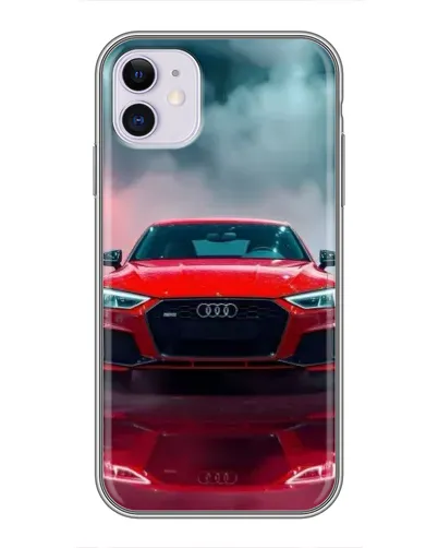 Чехол для iPhone 11 с картинкой «Audi RS — красный стиль» Чехол для iPhone 11 с картинкой «Audi RS — красный стиль»