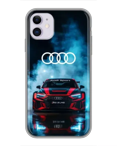 Чехол для iPhone 11 с картинкой «Audi Sport — неон» Чехол для iPhone 11 с картинкой «Audi Sport — неон»