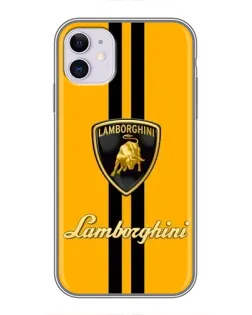 Чехол для iPhone 11 с картинкой «Lamborghini Stripe желтый» Чехол для iPhone 11 с картинкой «Lamborghini Stripe желтый»