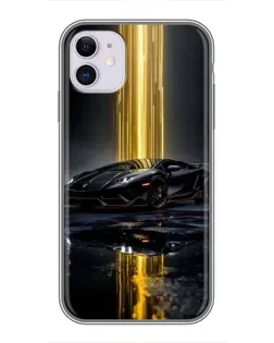 Чехол для iPhone 11 с картинкой «Ночной Lamborghini драйв» Чехол для iPhone 11 с картинкой «Ночной Lamborghini драйв»