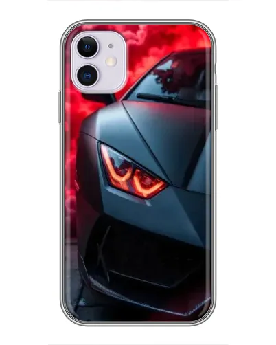 Чехол для iPhone 11 с картинкой «Lamborghini красное сияние»