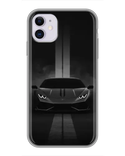 Чехол для iPhone 11 с картинкой «Lamborghini симметрия дорог»