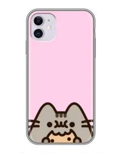 Чехол для iPhone 11 с картинкой «Pusheen и печенье» Чехол для iPhone 11 с картинкой «Pusheen и печенье»