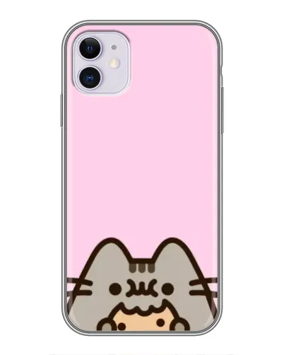 Чехол для iPhone 11 с картинкой «Pusheen и печенье» Чехол для iPhone 11 с картинкой «Pusheen и печенье»