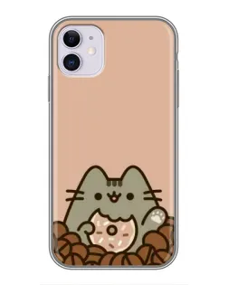 Чехол для iPhone 11 с картинкой «Кофейный Пушин»