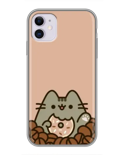 Чехол для iPhone 11 с картинкой «Кофейный Пушин» Чехол для iPhone 11 с картинкой «Кофейный Пушин»