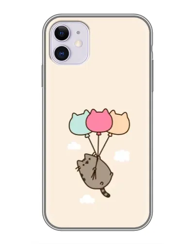 Чехол для iPhone 11 с картинкой «Пушин на шариках» Чехол для iPhone 11 с картинкой «Пушин на шариках»