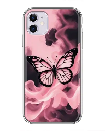 Чехол для iPhone 11 с картинкой «Бабочка в дыму» Чехол для iPhone 11 с картинкой «Бабочка в дыму»