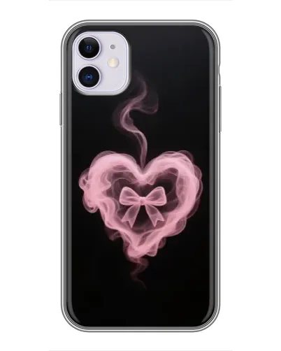Чехол для iPhone 11 с картинкой «Дымчатое сердце» Чехол для iPhone 11 с картинкой «Дымчатое сердце»