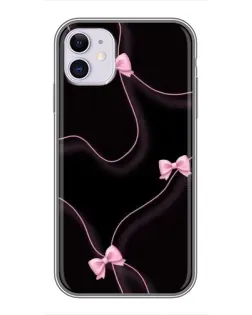Чехол для iPhone 11 с картинкой «Розовые ленты»