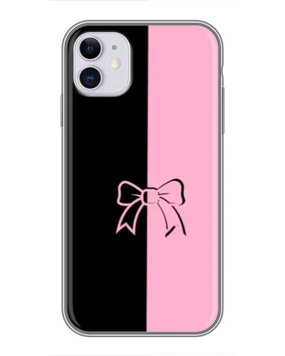 Чехол для iPhone 11 с картинкой «Половинки банта» Чехол для iPhone 11 с картинкой «Половинки банта»