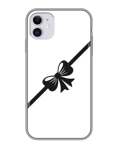 Чехол для iPhone 11 с картинкой «Диагональный бант» Чехол для iPhone 11 с картинкой «Диагональный бант»