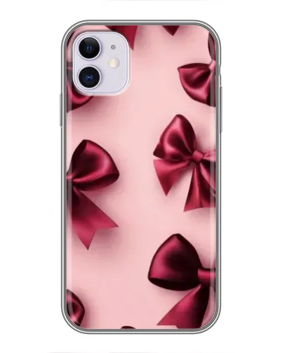 Чехол для iPhone 11 с картинкой «Бордовый атлас» Чехол для iPhone 11 с картинкой «Бордовый атлас»
