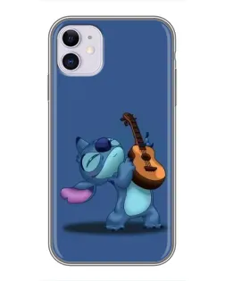 Чехол для iPhone 11 с картинкой «Стич с укулеле» Чехол для iPhone 11 с картинкой «Стич с укулеле»