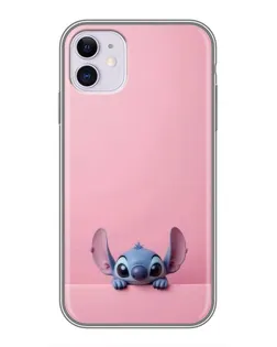 Чехол для iPhone 11 с картинкой «Stitch выглядывает» Чехол для iPhone 11 с картинкой «Stitch выглядывает»