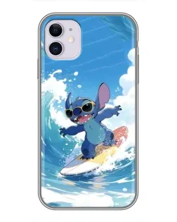 Чехол для iPhone 11 с картинкой «Стич на волне» Чехол для iPhone 11 с картинкой «Стич на волне»