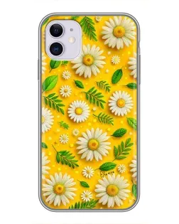 Чехол для iPhone 11 с картинкой «Ромашковое солнце»