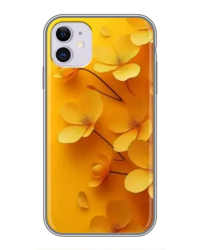 Чехол для iPhone 11 с картинкой «Золотые лепестки» Чехол для iPhone 11 с картинкой «Золотые лепестки»