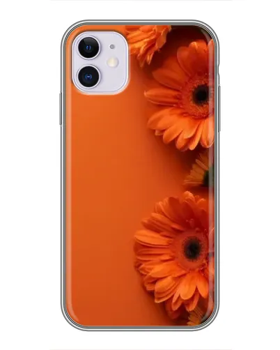 Чехол для iPhone 11 с картинкой «Оранжевые герберы» Чехол для iPhone 11 с картинкой «Оранжевые герберы»