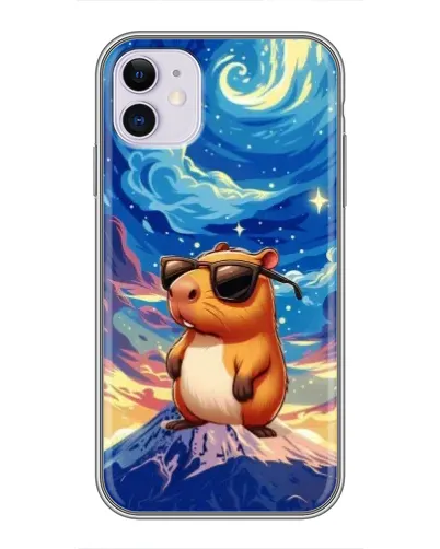 Чехол для iPhone 11 с картинкой «Капибара Ван Гога» Чехол для iPhone 11 с картинкой «Капибара Ван Гога»