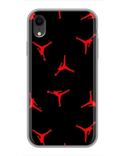Чехол для iPhone Xr с картинкой «Jordan Red Pattern» Чехол для iPhone Xr с картинкой «Jordan Red Pattern»