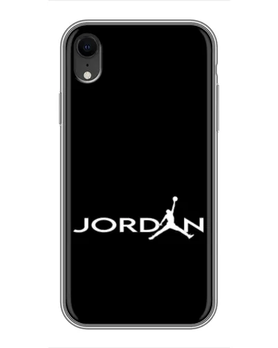 Чехол для iPhone Xr с картинкой «Jordan White Logo» Чехол для iPhone Xr с картинкой «Jordan White Logo»