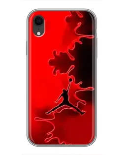 Чехол для iPhone Xr с картинкой «Jordan Red Smoke»