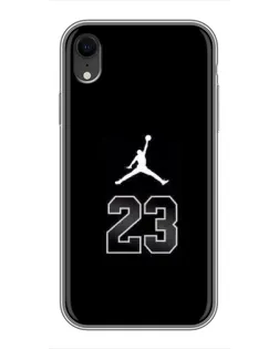 Чехол для iPhone Xr с картинкой «Jordan Flight 23»