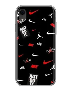 Чехол для iPhone Xr с картинкой «Nike Mix Pattern»