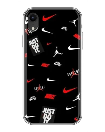 Чехол для iPhone Xr с картинкой «Nike Mix Pattern» Чехол для iPhone Xr с картинкой «Nike Mix Pattern»