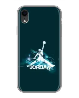 Чехол для iPhone Xr с картинкой «Jordan Blue Fire»