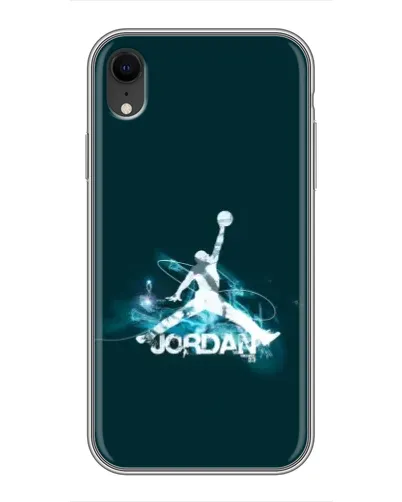 Чехол для iPhone Xr с картинкой «Jordan Blue Fire» Чехол для iPhone Xr с картинкой «Jordan Blue Fire»