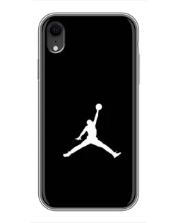 Чехол для iPhone Xr с картинкой «Jordan Silhouette»