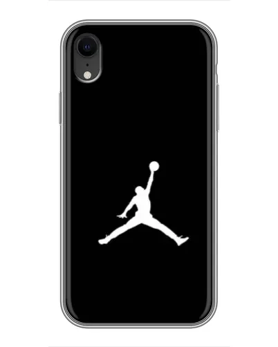 Чехол для iPhone Xr с картинкой «Jordan Silhouette» Чехол для iPhone Xr с картинкой «Jordan Silhouette»