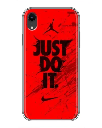Чехол для iPhone Xr с картинкой «Nike Just Do It» Чехол для iPhone Xr с картинкой «Nike Just Do It»