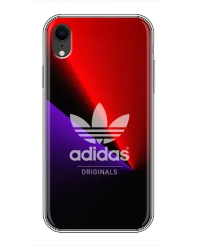 Чехол для iPhone Xr с картинкой «Adidas Red Neon» Чехол для iPhone Xr с картинкой «Adidas Red Neon»