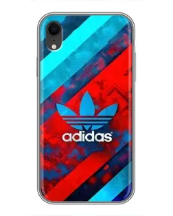 Чехол для iPhone Xr с картинкой «Абстракция Adidas» Чехол для iPhone Xr с картинкой «Абстракция Adidas»