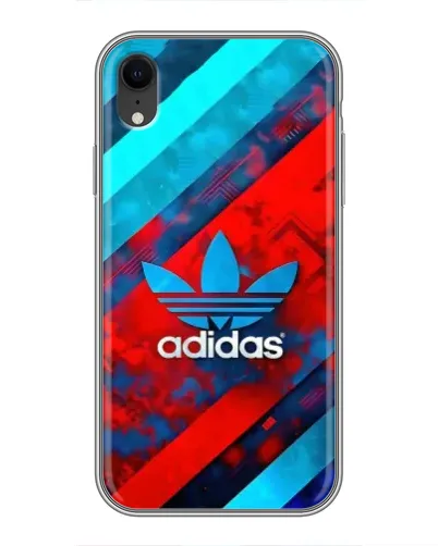 Чехол для iPhone Xr с картинкой «Абстракция Adidas» Чехол для iPhone Xr с картинкой «Абстракция Adidas»