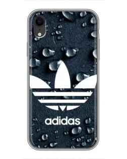 Чехол для iPhone Xr с картинкой «Adidas Trefoil Blue» Чехол для iPhone Xr с картинкой «Adidas Trefoil Blue»