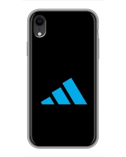 Чехол для iPhone Xr с картинкой «Adidas Cyan Logo» Чехол для iPhone Xr с картинкой «Adidas Cyan Logo»
