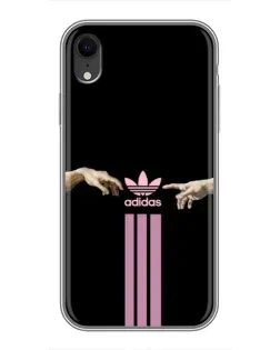 Чехол для iPhone Xr с картинкой «Adidas Hands»