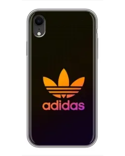 Чехол для iPhone Xr с картинкой «Градиент Adidas»